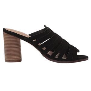 New CREVO Women's Black Hazelle Heeled Sandal Size 6